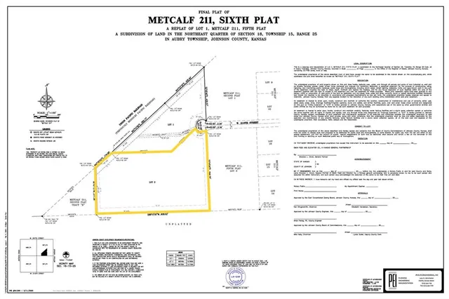 $1,078,020 | Metcalf 211-six Plat Metcalf 211-six Plat 210th Street, Bucyrus, KS 66013
