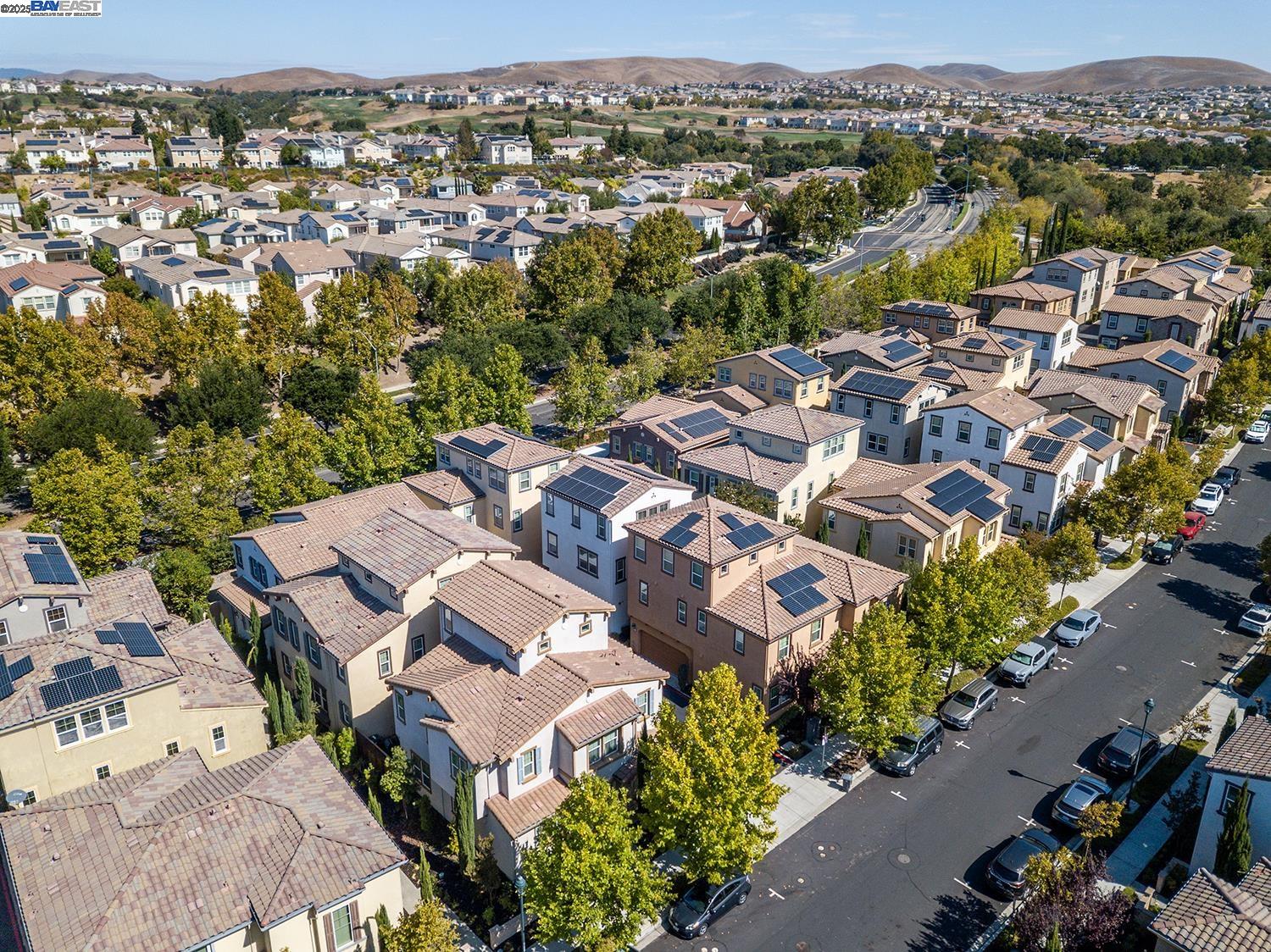 3135 Vittoria Loop Dublin, CA 94568 - Photo 32 of 38 an aerial view of residential houses with outdoor space