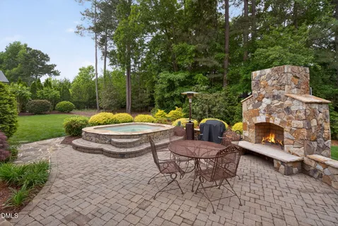 a outdoor living space with furniture and garden view