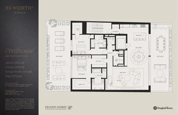 $9,750,000 | 85 Worth Street, Unit PH | TriBeCa