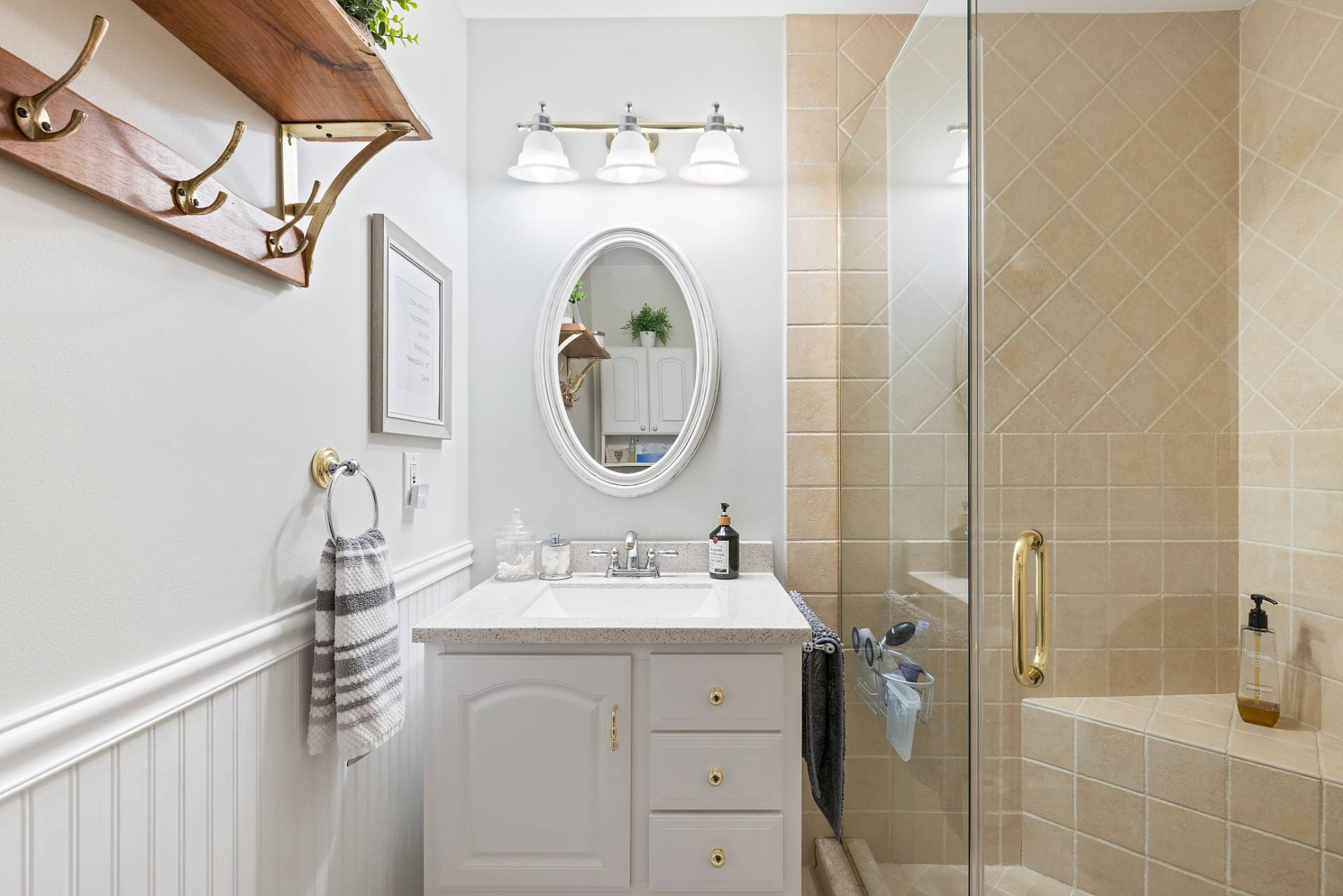 Undisclosed Address Remsenburg, NY 11960 - Photo 26 of 41 a bathroom with a sink vanity mirror and tub