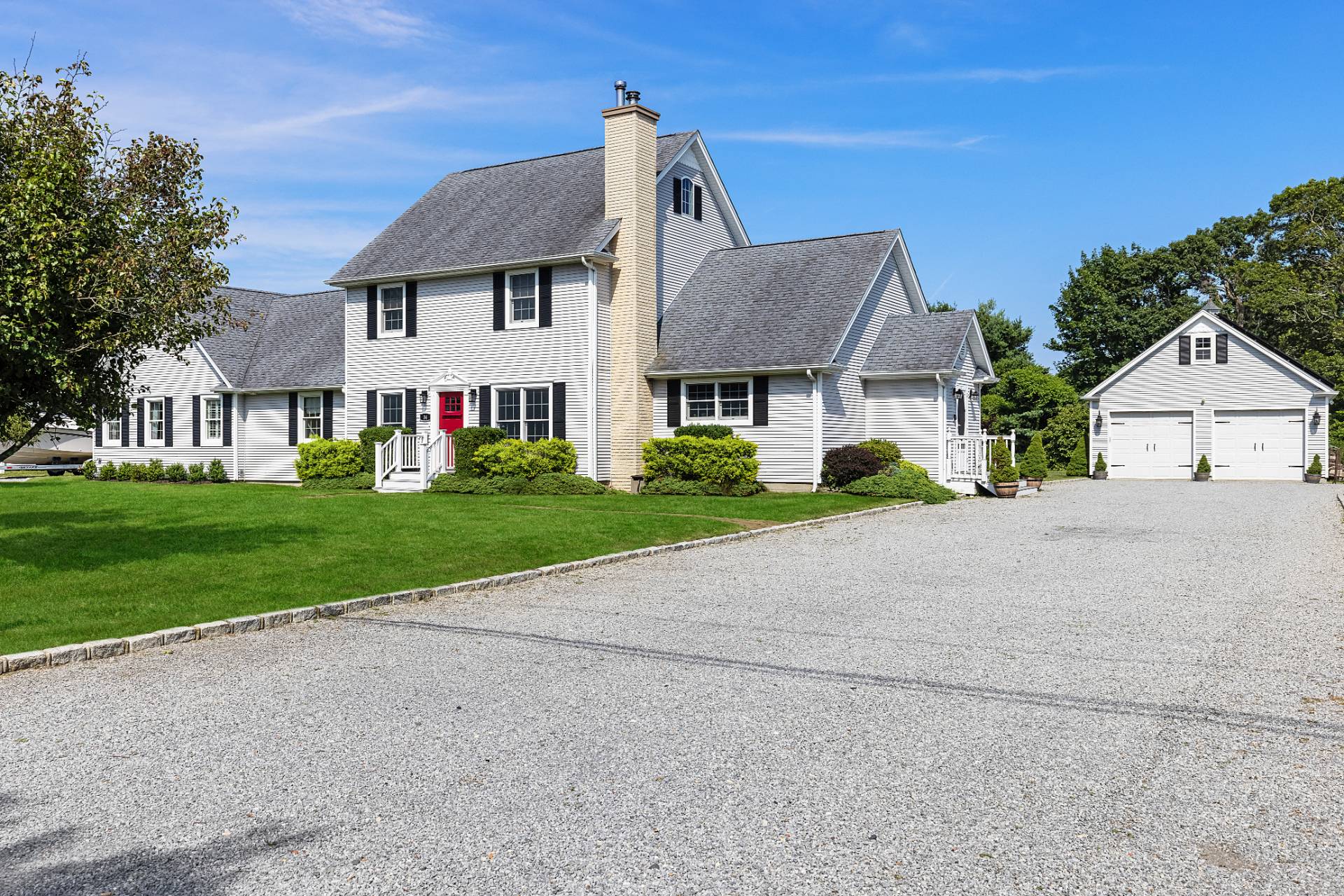 Undisclosed Address Remsenburg, NY 11960 - Photo 31 of 41 a front view of house with yard and green space