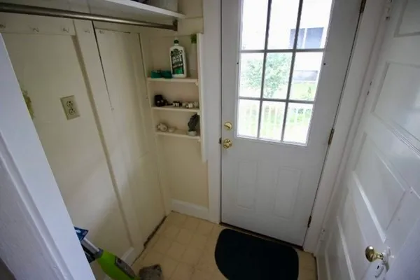 a view of front door