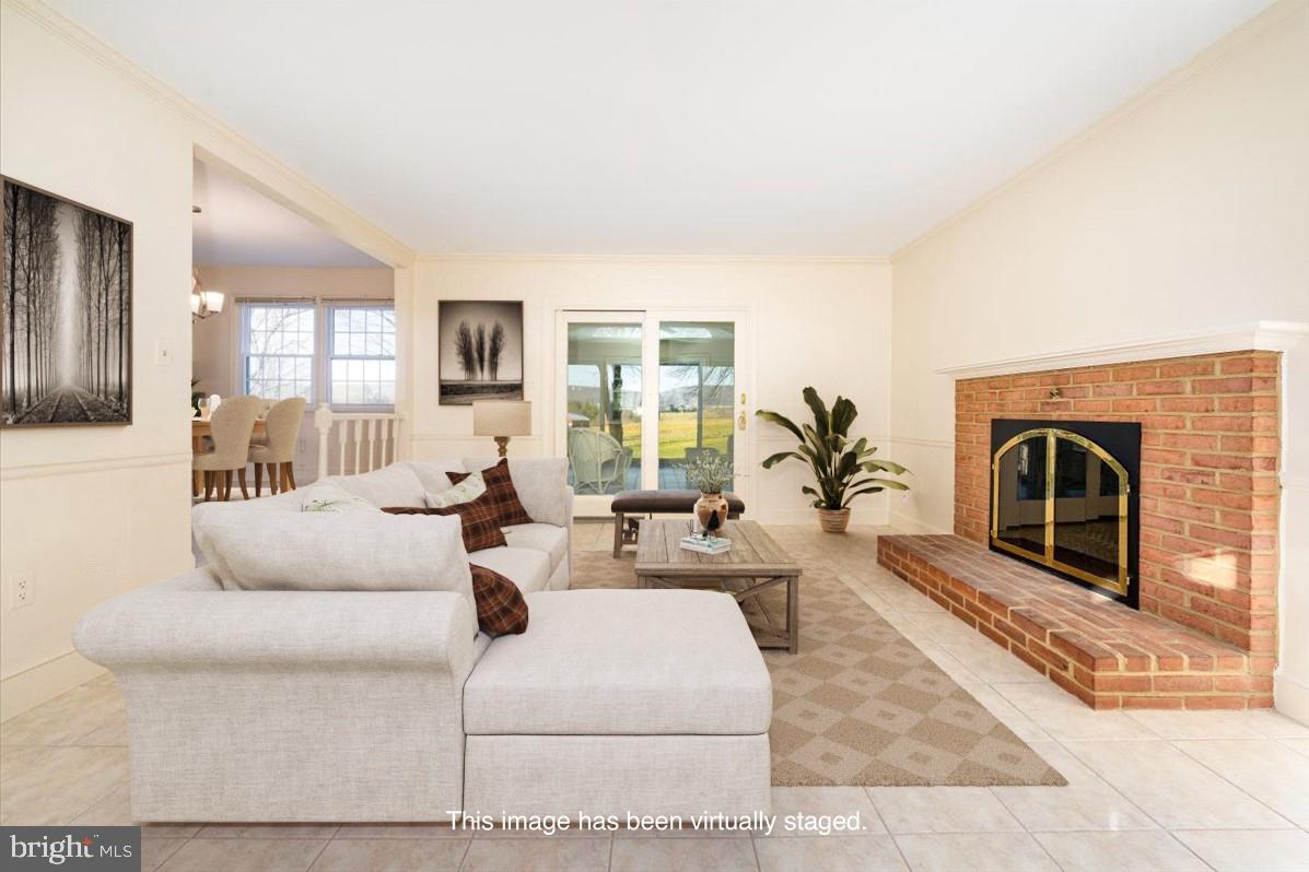 5942 Broad Run Road Jefferson, MD 21755 - Photo 3 of 45 Cozy Family Room with Wood Burning Fireplace!