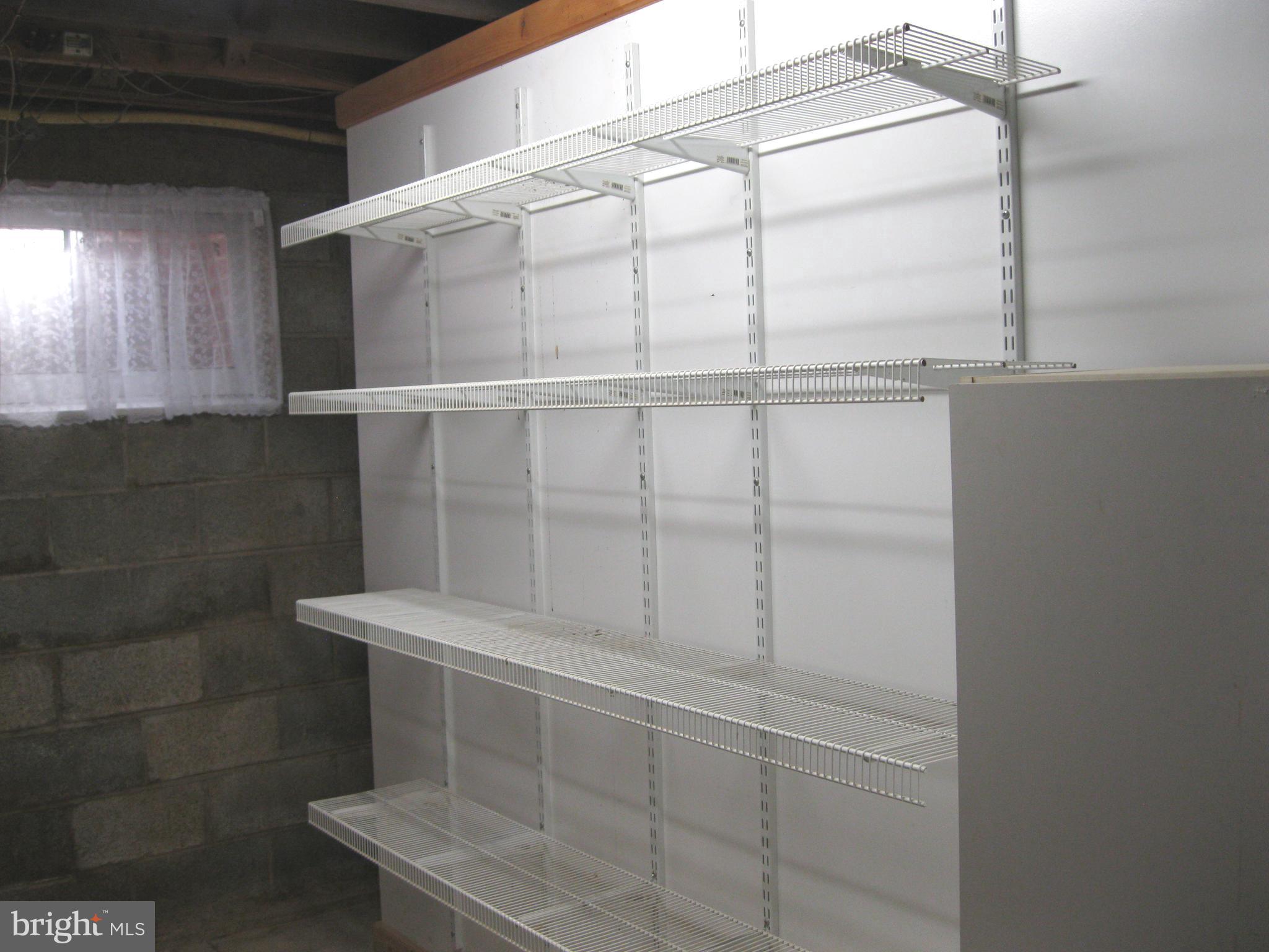 425 East Springfield Road Springfield, PA 19064 - Photo 34 of 39 Basement shelving