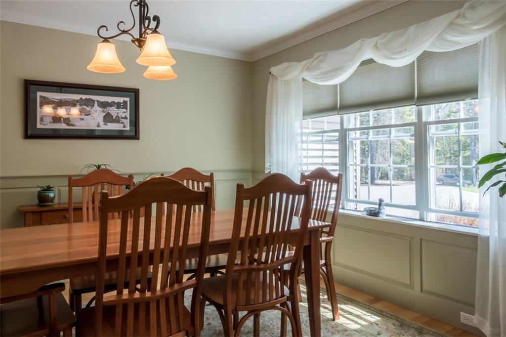 The dining room connects to the...