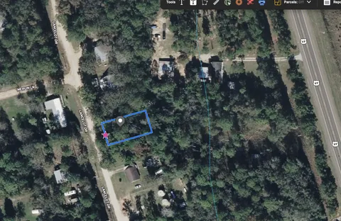 an aerial view of house with outdoor space