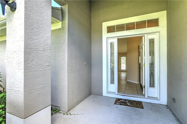a view of an outdoor space with swimming pool