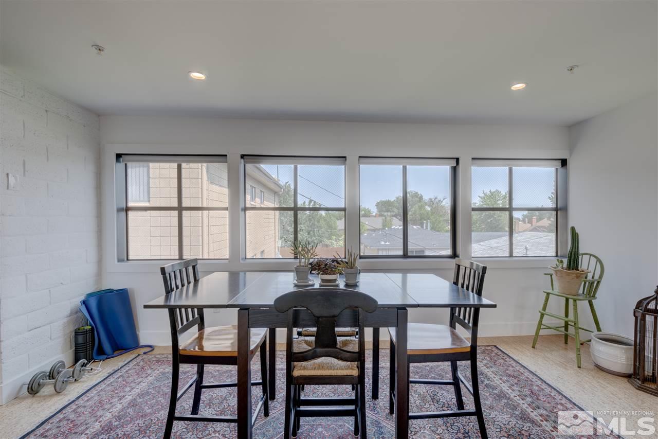 525 Roberts Street Reno, NV 89502 - Photo 27 of 40 a view of a dining room with furniture window and outside view