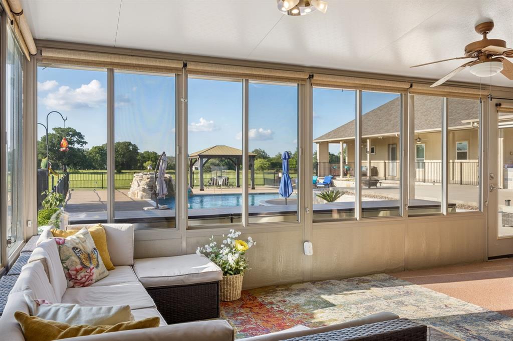 174 King Ranch Court Fort Worth, TX 76108 - Photo 12 of 40 Primary Home- Sun Room with wall of windows for gorgeous back yard views.