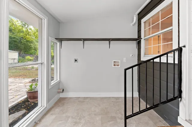 a view of front door