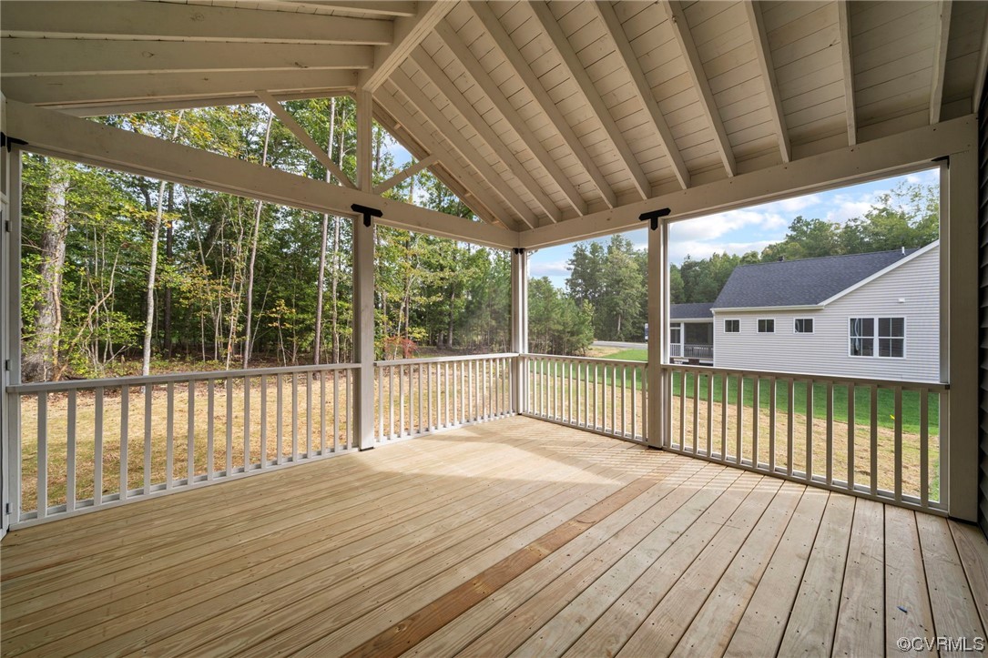 8506 Freebridge Road Chesterfield, VA 23832 - Photo 27 of 37 a view of a wooden deck