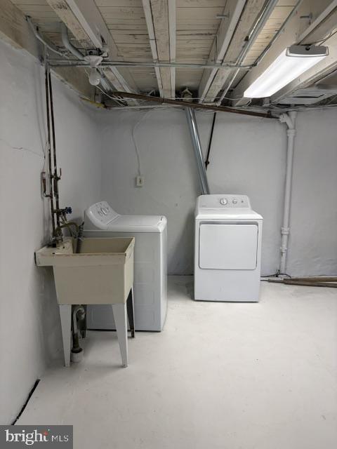 802 Naylors Run Road Havertown, PA 19083 - Photo 9 of 16 Washer, dryer and utility sink