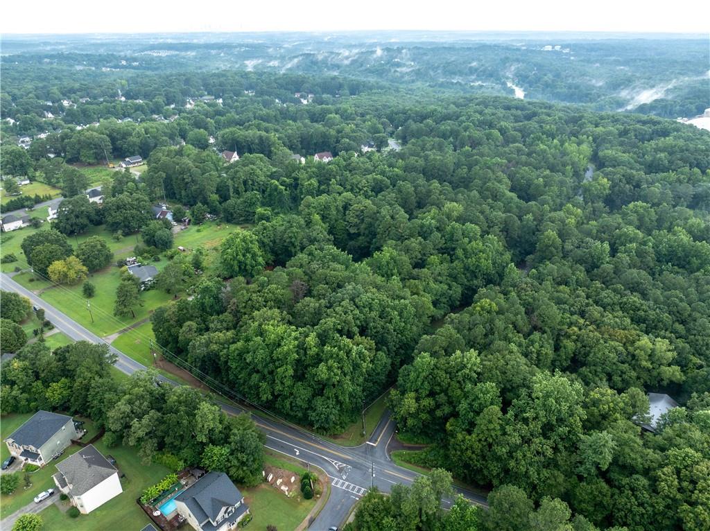 4225 Weelaunee Road Ellenwood, GA 30294 - Photo 5 of 15 an aerial view of residential house with outdoor space and trees all around
