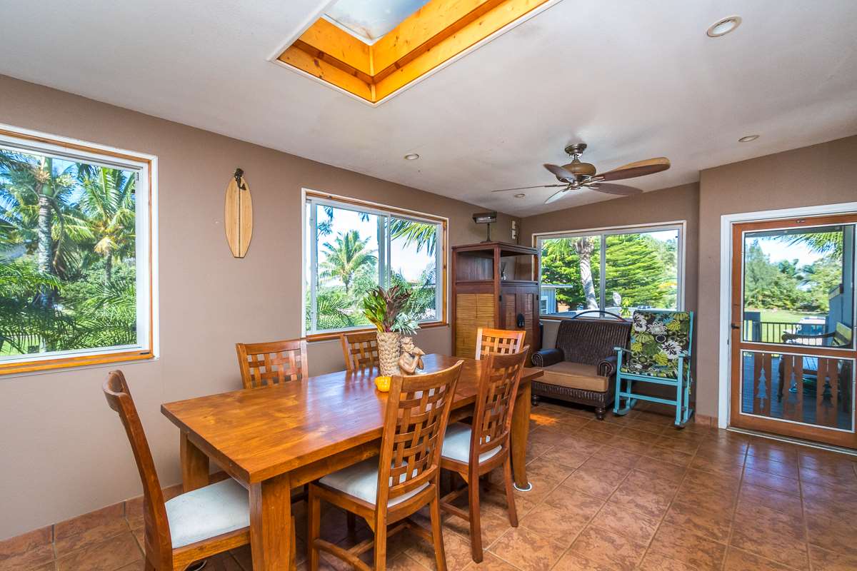 1320 West Kuiaha Road Haiku, HI 96708 - Photo 7 of 29 a view of a dining room with furniture window and outside view