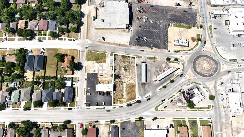 3607 East Rosedale Street Fort Worth, TX 76105 - Photo 3 of 15 Aerial view of property and surrounding area with property parcel outlined