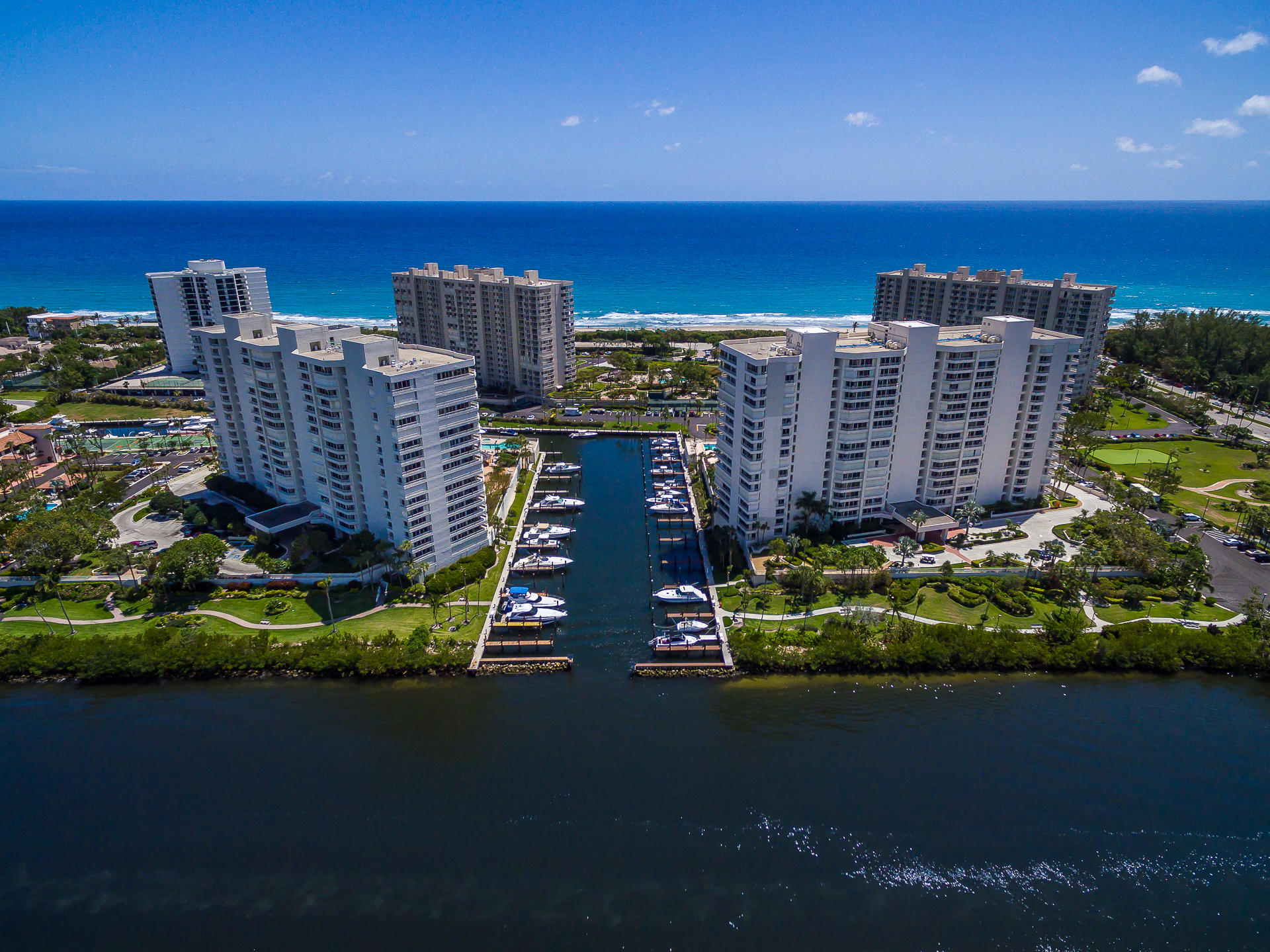 4201 North Ocean Boulevard, Unit 909 Boca Raton, FL 33431 - Photo 1 of 32 AERIAL VIEW