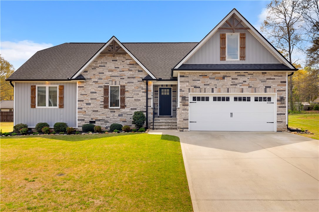 181 Amberwood Drive Anderson, SC 29621 - Photo 1 of 28 This charming home offers a perfect blend of natural stone and siding, complemented by an inviting front entrance.