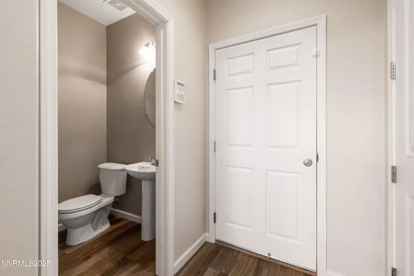 a bathroom with a toilet