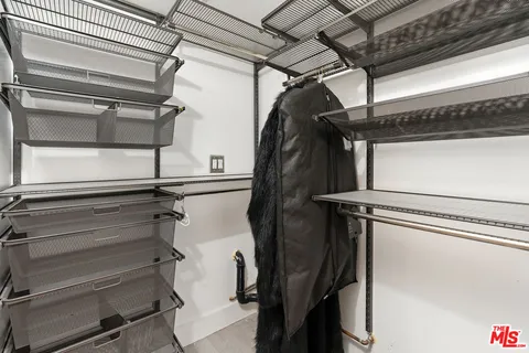 a view of walk in closet