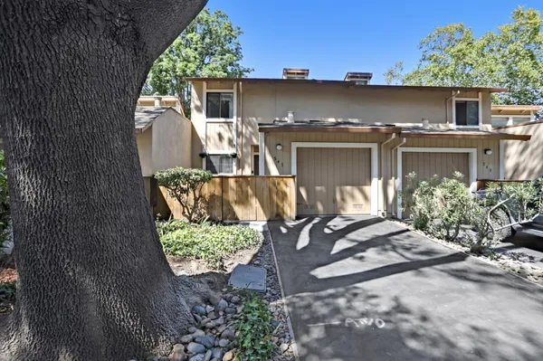 a view of a house with a patio
