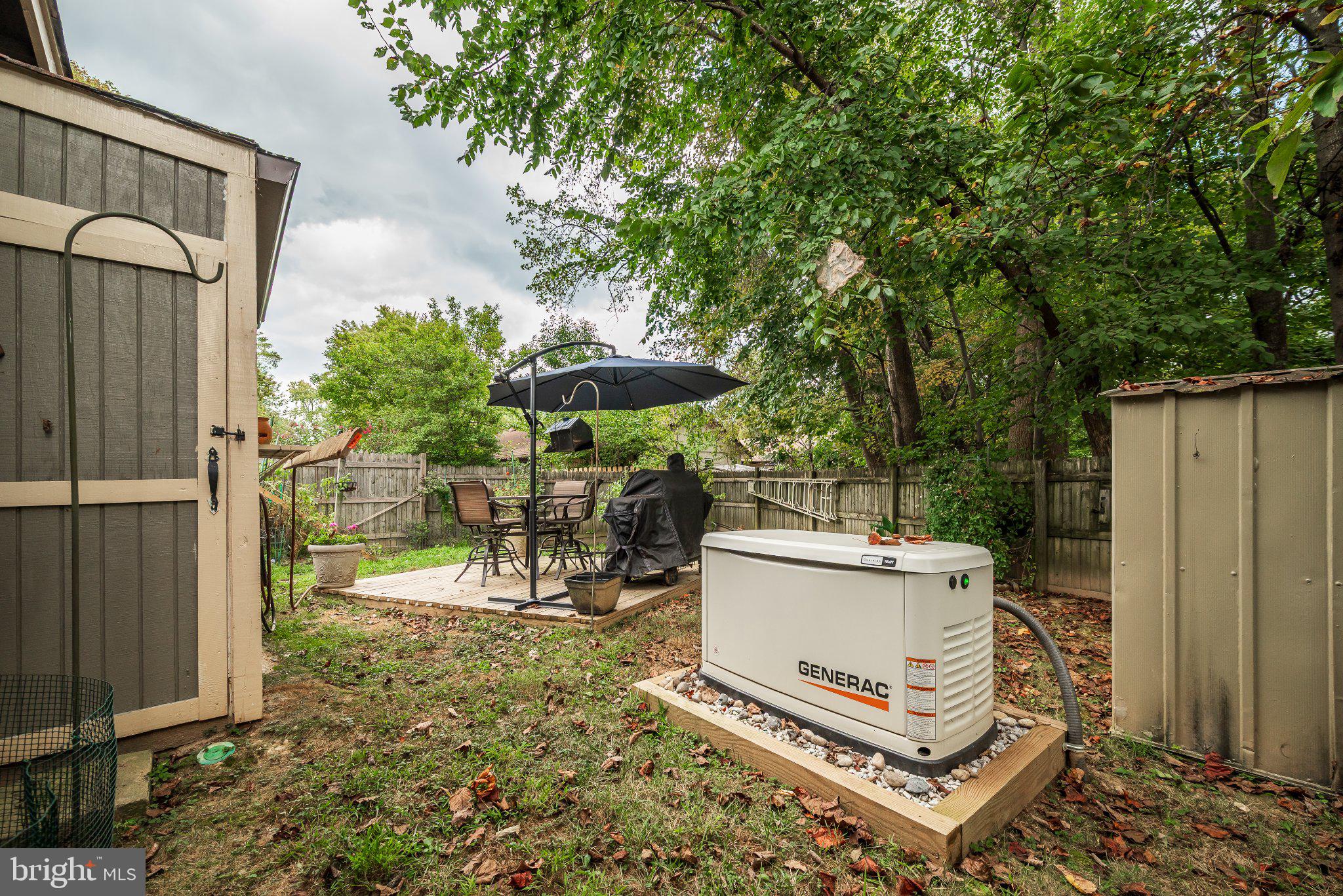 11 Aquarius Court Silver Spring, MD 20906 - Photo 19 of 49 Serene backyard with modern generator.