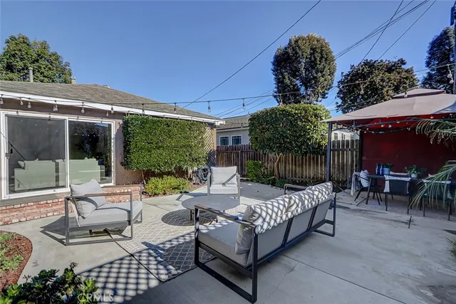 a outdoor space with furniture