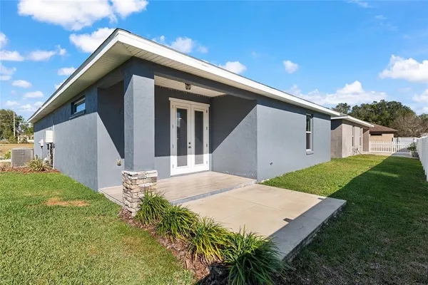 a aerial view of a house