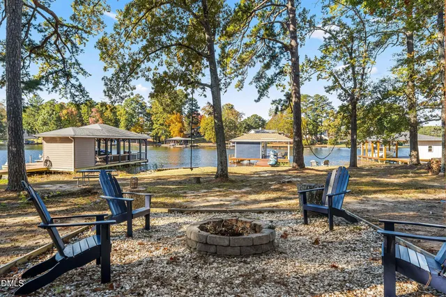 a outdoor living space with furniture and a window
