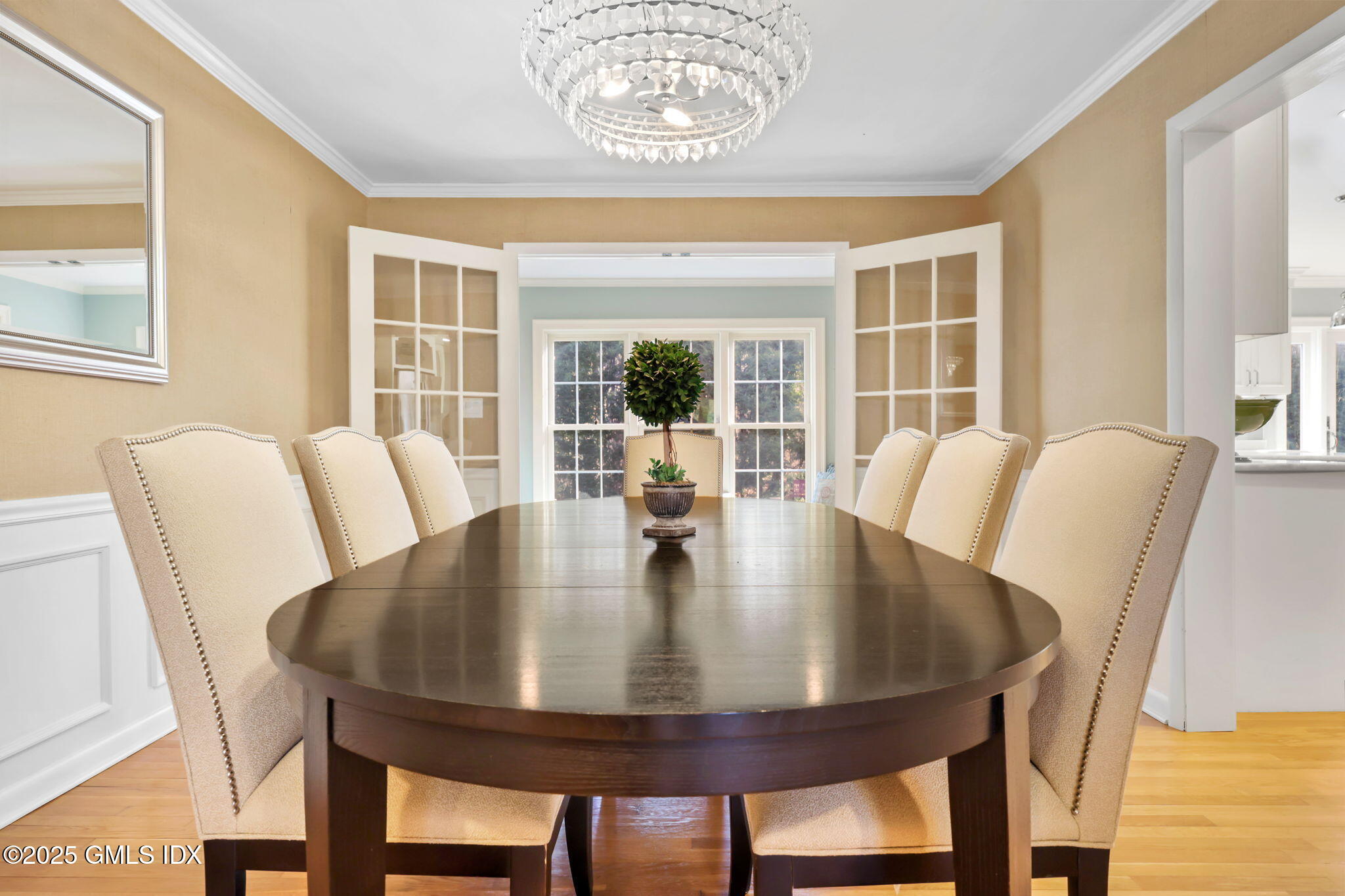 35 Indian Field Road Greenwich, CT 06830 - Photo 6 of 38 a view of a dining room with furniture window and outside view