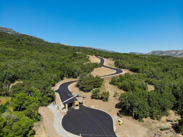 2808 East Arrowleaf Lane, Unit 2 Eden, UT 84310 - Photo 15 of 15 Bird's eye view of a forest and mountains