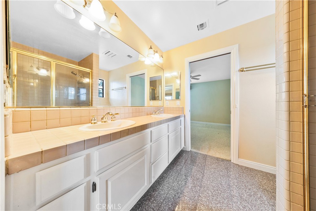 2 Linda Rae Way Arcadia, CA 91006 - Photo 44 of 63 a bathroom with a double vanity sink and mirror