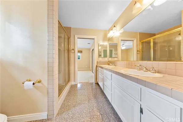 a view of city and mountain