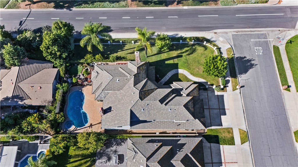 2 Linda Rae Way Arcadia, CA 91006 - Photo 62 of 63 an aerial view of a house with a yard and potted plants