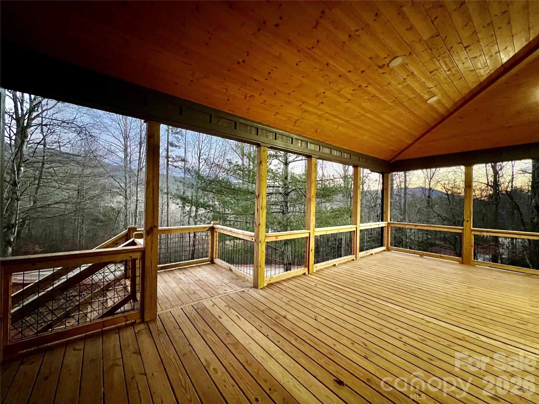199 Clinchfield Gap Road Marion, NC 28752 - Photo 3 of 29 a view of roof deck