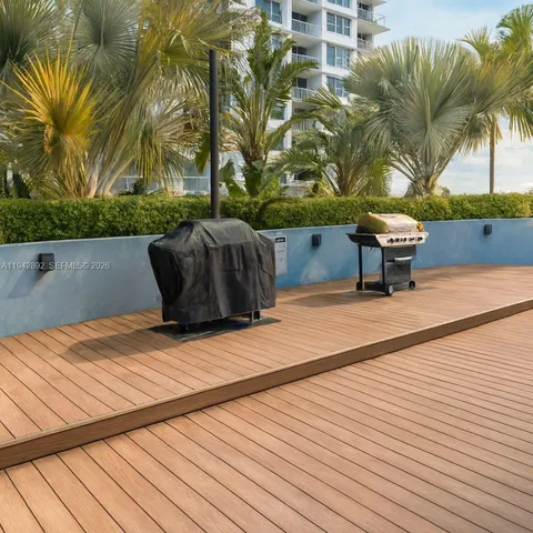 a view of outdoor space with seating area and entertaining space