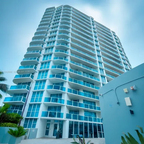 a front view of a building