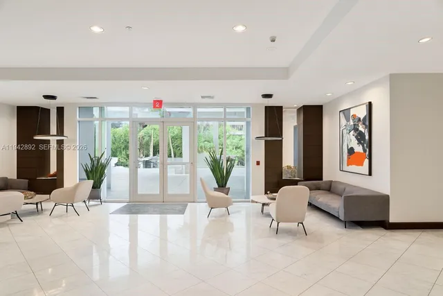 a view of a terrace with wooden floor