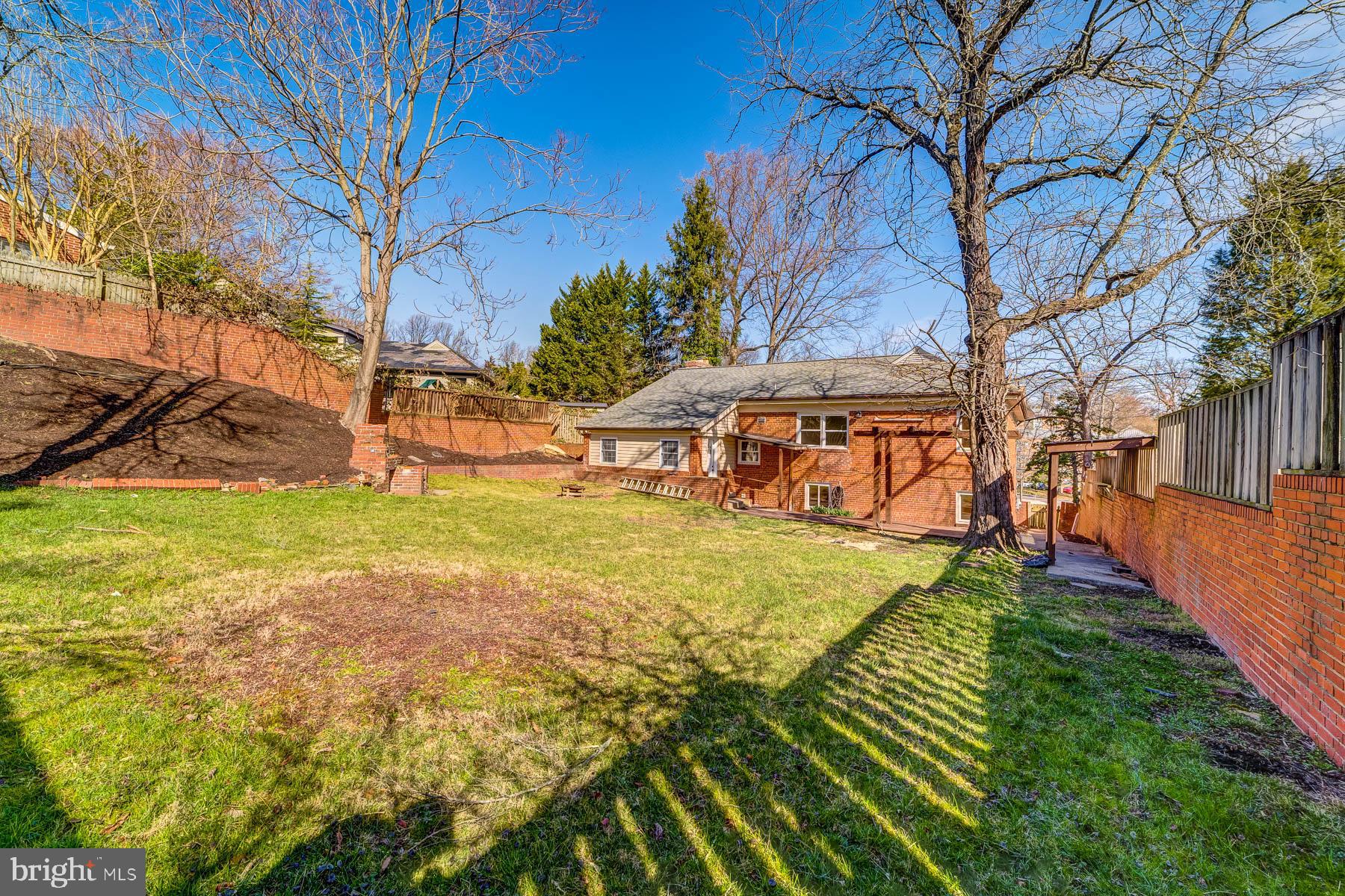 2608 Rittenhouse Street Northwest Washington, DC 20015 - Photo 45 of 45 a view of a yard with basketball court