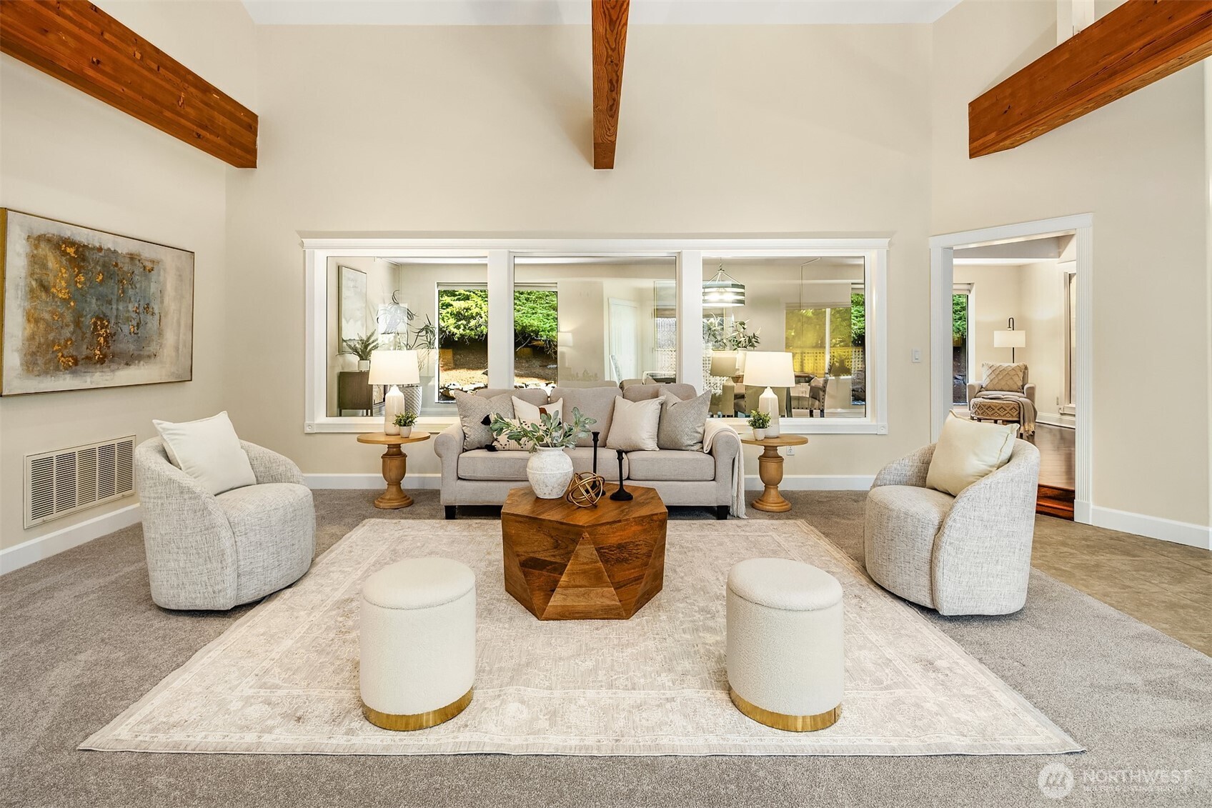 23723 9th Place West Bothell, WA 98021 - Photo 3 of 28 a living room with furniture and a large window