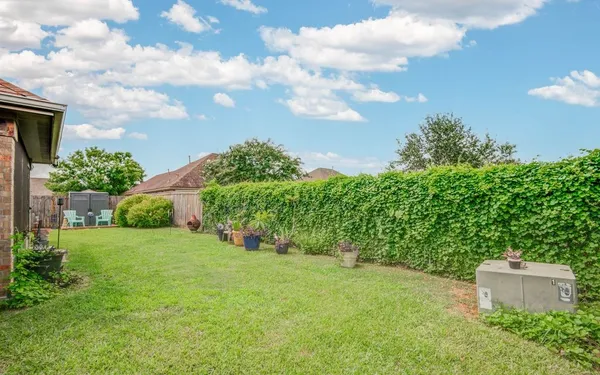 a view of a back yard
