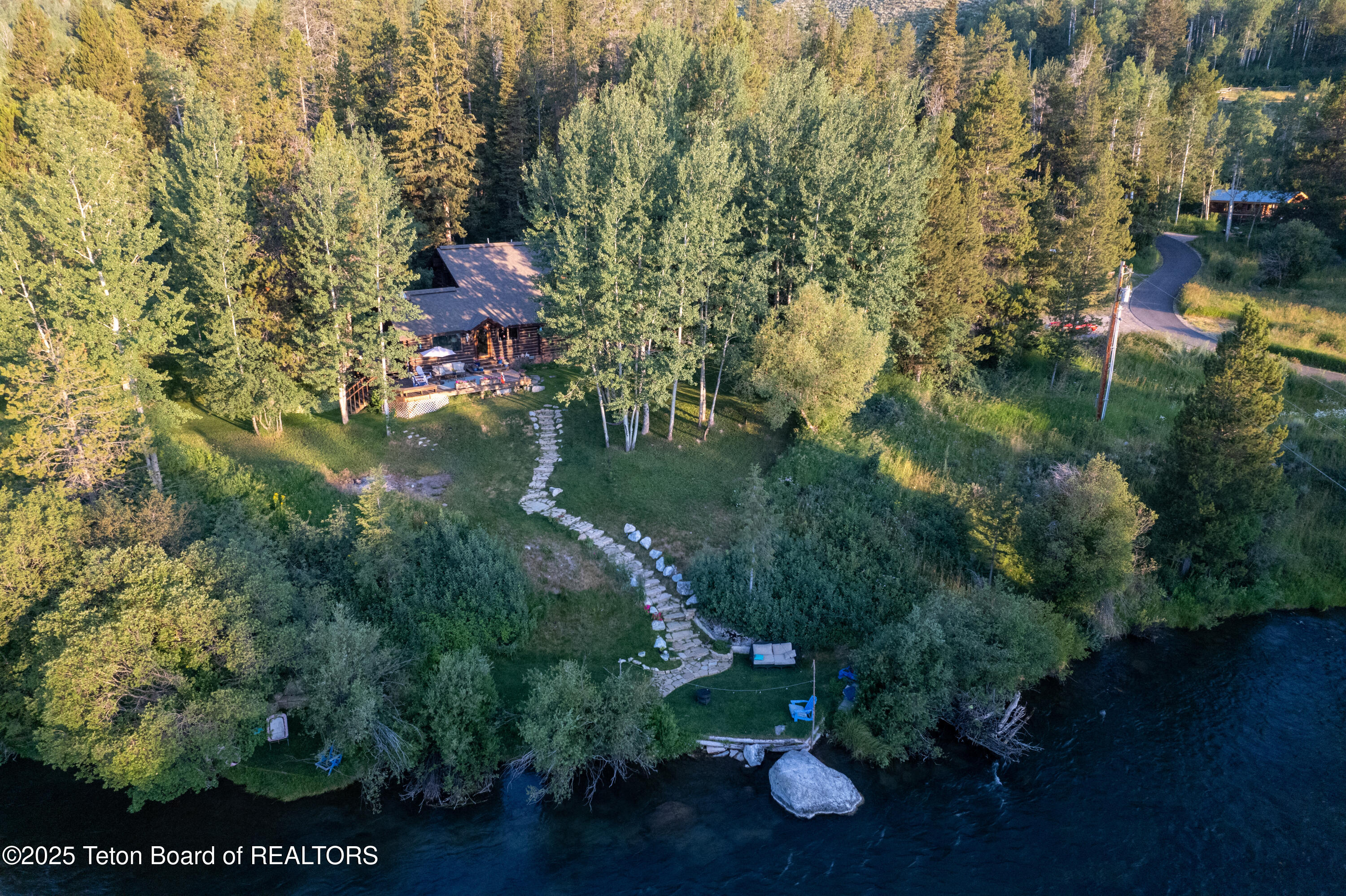 2945 Hunt Lane Wilson, WY 83014 - Photo 32 of 79 Drone Creek Steps