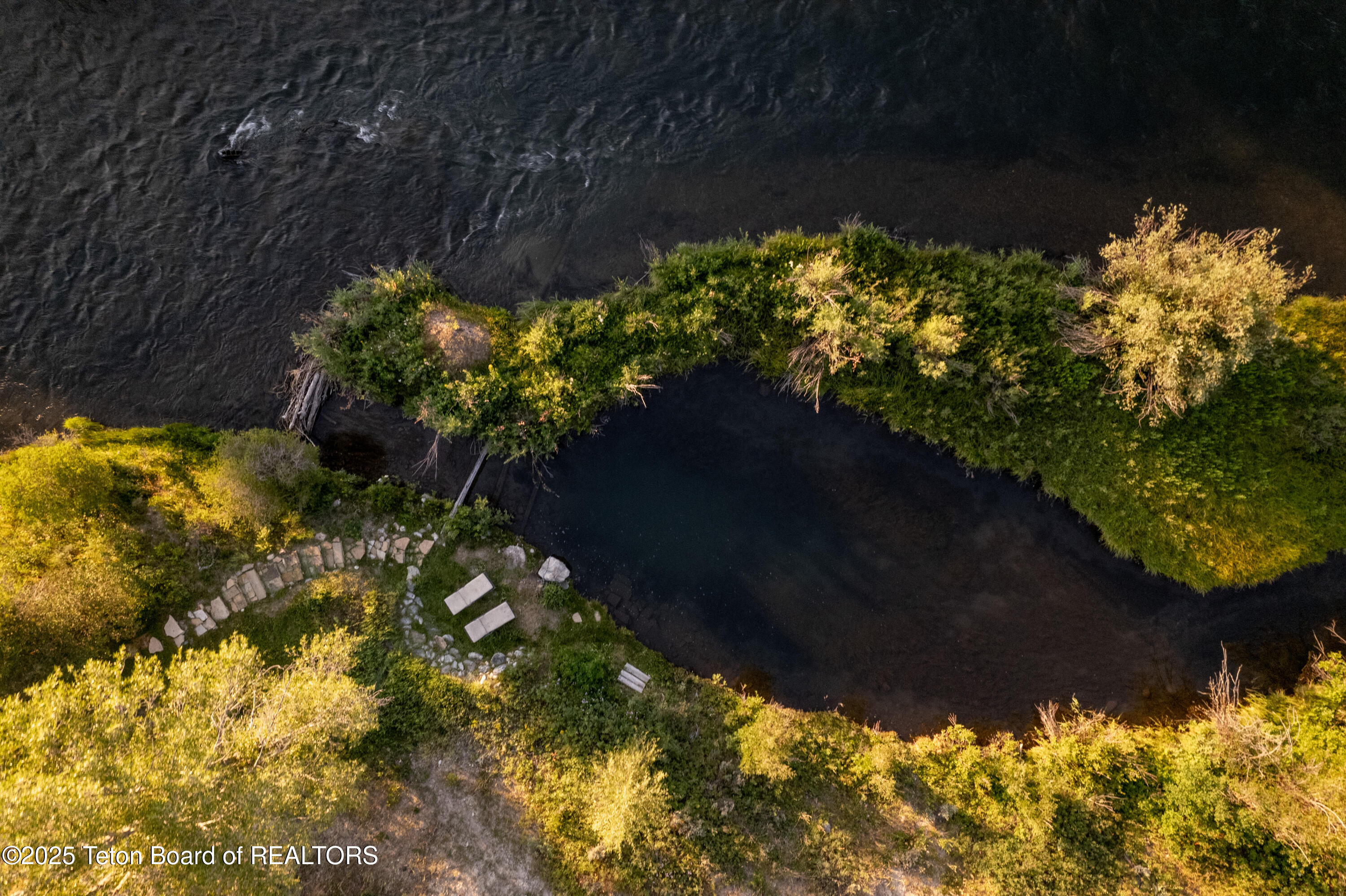 2945 Hunt Lane Wilson, WY 83014 - Photo 60 of 79 Drone Swim Hole