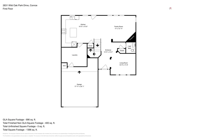 $2,195 | 2831 Wild Oak Park Drive, Conroe, TX 77385