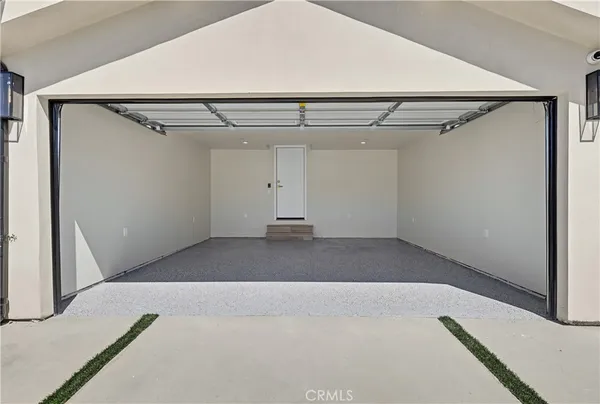 a view of a room with an entryway