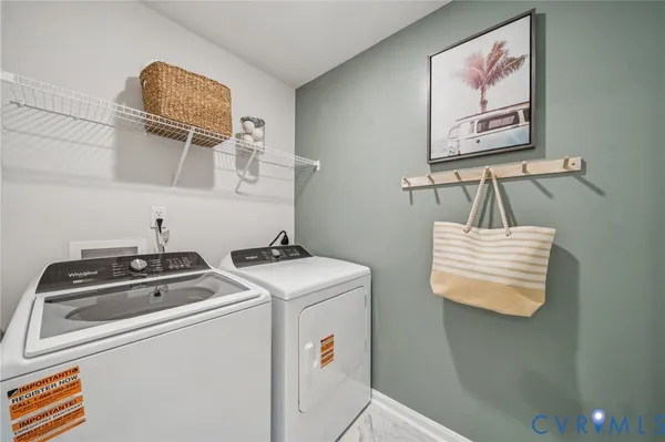 a room with storage and utility