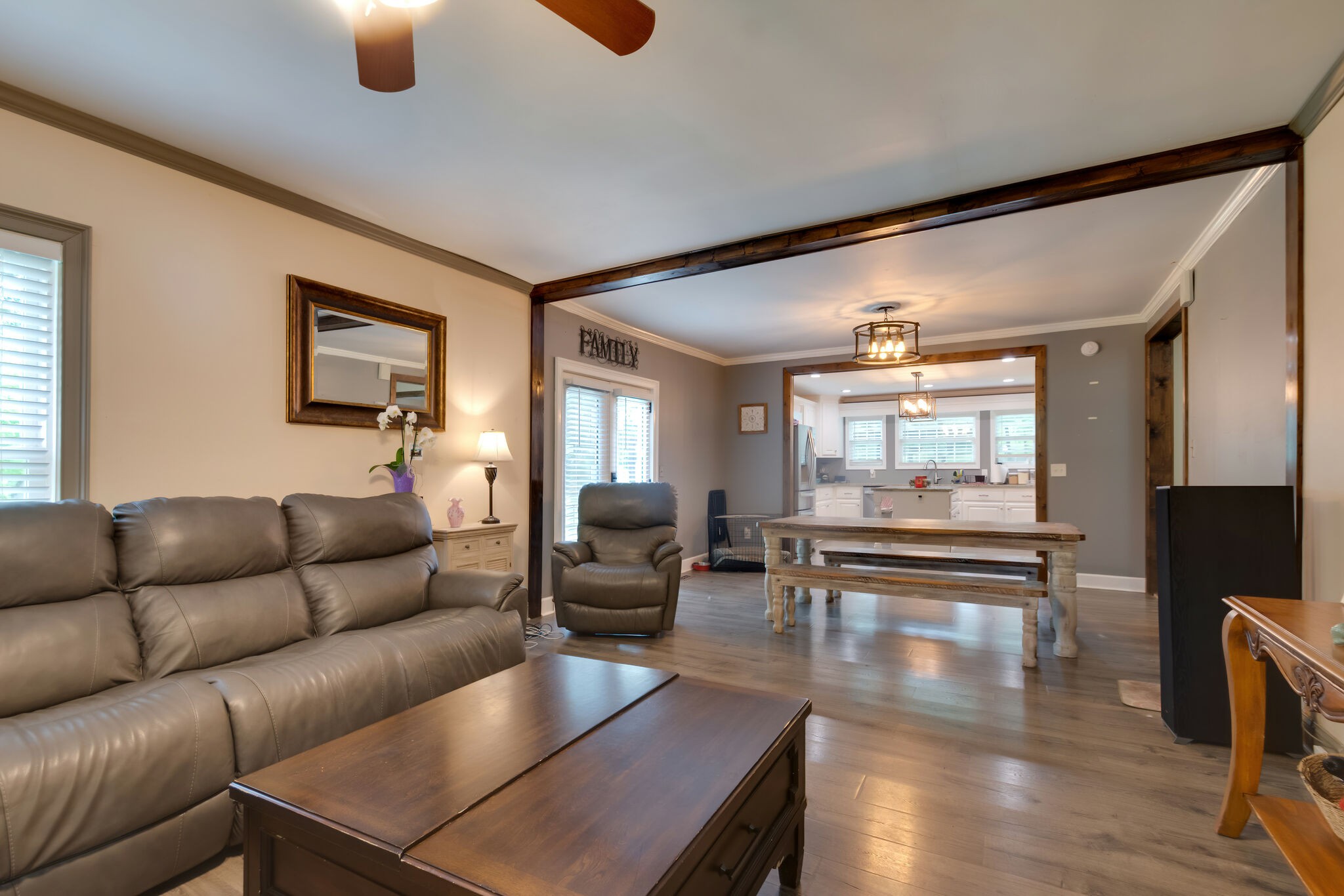 585 Shorts Road Pulaski, TN 38478 - Photo 8 of 32 a living room with furniture and a flat screen tv