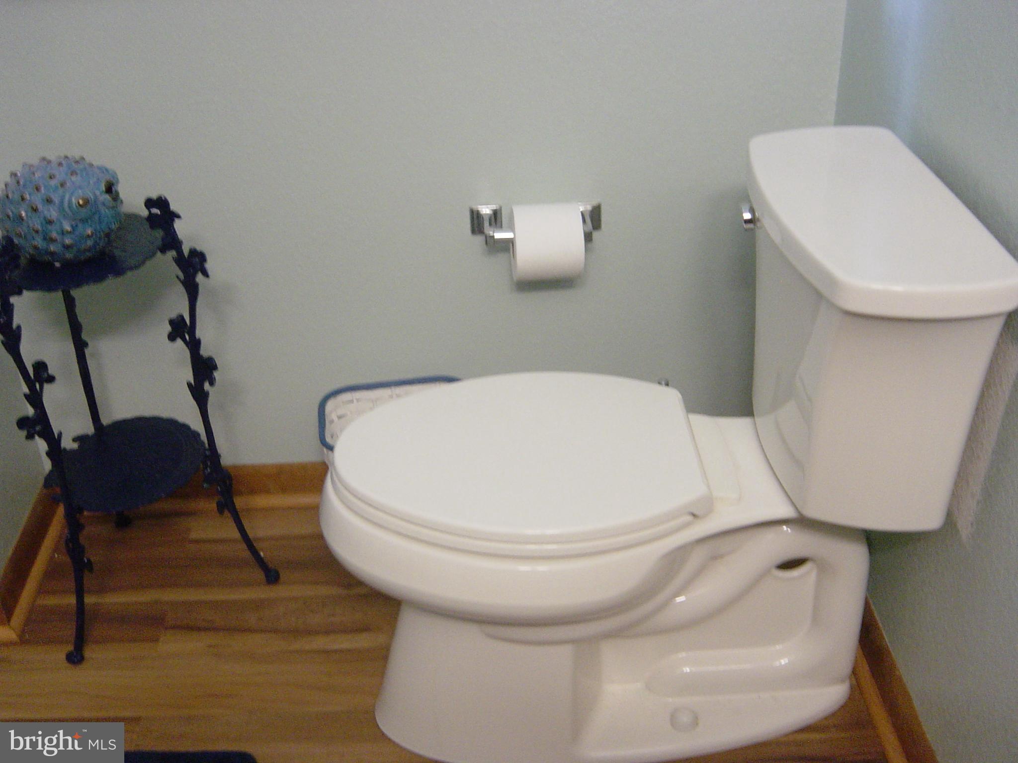 13609 Derrickson Avenue, Unit B Ocean City, MD 21842 - Photo 27 of 47 a white toilet sitting next to a bathroom sink
