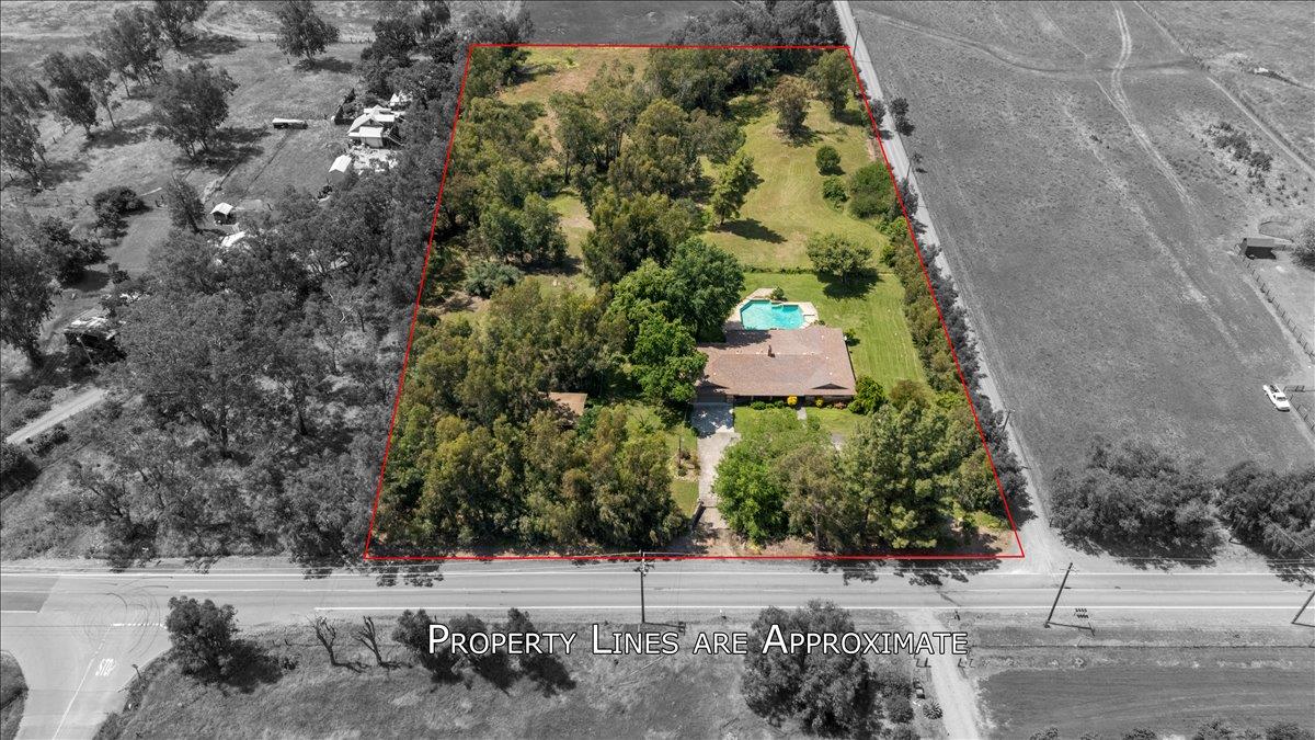 12188 Clay Station Road Herald, CA 95638 - Photo 12 of 89 Drone view of driveway on the right accesses homes to the west