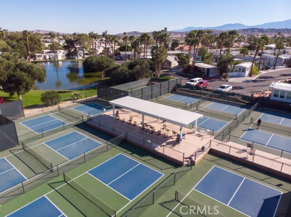 74711 Dillon Road, Unit 411 Desert Hot Springs, CA 92241 - Photo 24 of 26 a view of a city from a terrace